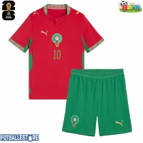 Marokko Brahim Diaz #10 Hjemmedraktsett Barn VM 2026 Kortermet (+ Korte bukser)